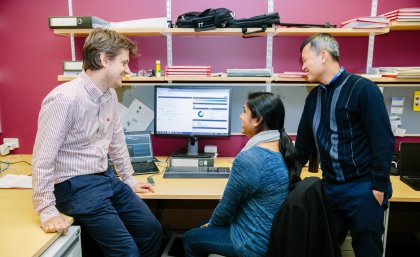 Associate Professor Lachlan Coin, Devika Ganesamoorthy, Dr Minh Duc Cao